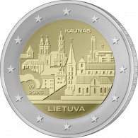 Coin dedicated to Kaunas