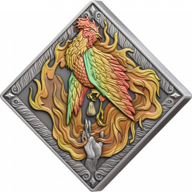 "Aitvaras" coin (from the series “Lithuanian mythical creatures”)