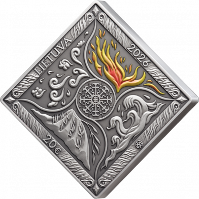"Aitvaras" coin (from the series “Lithuanian mythical creatures”)