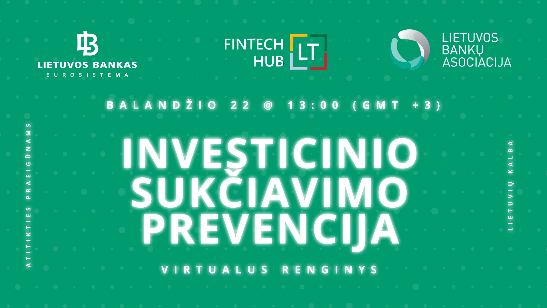Renginys „Investicinio sukčiavimo prevencija“
