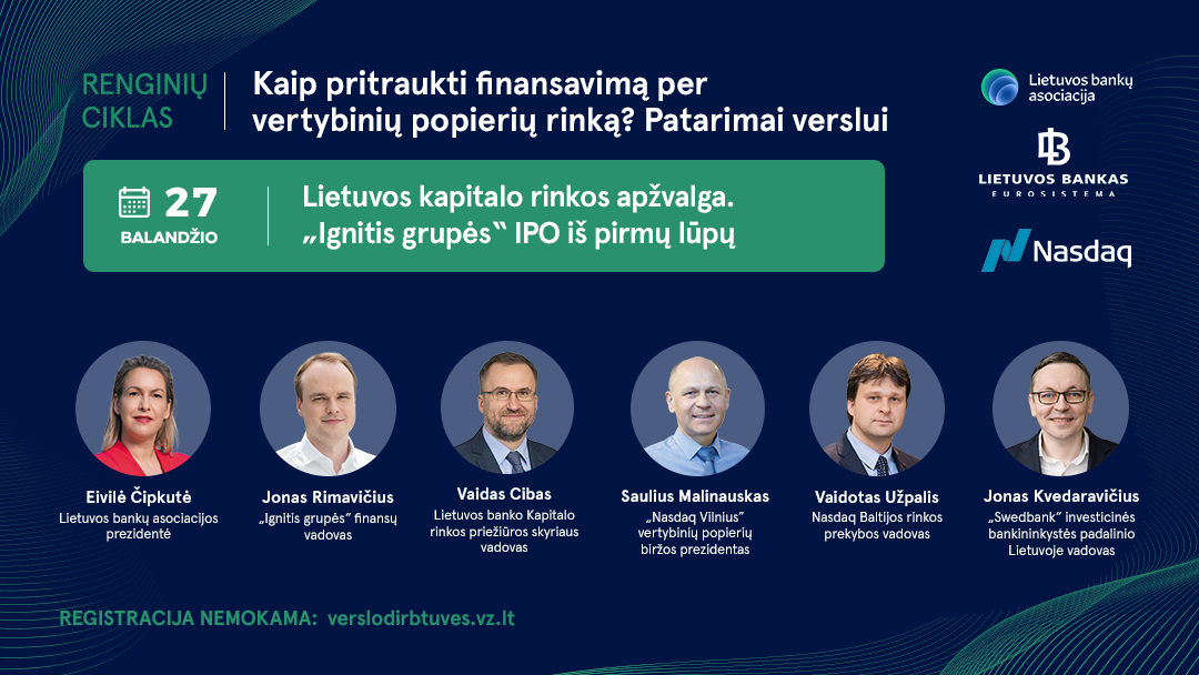 Lietuvos kapitalo rinkos apžvalga. „Ignitis grupės“ IPO iš pirmų lūpų