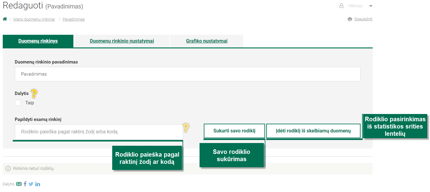3. Duomenų rinkinio kūrimas