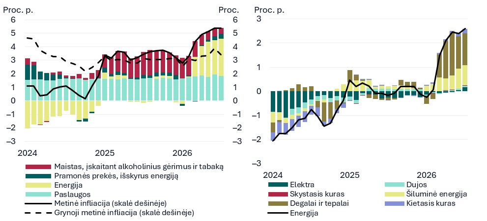 Kodėl Lietuvoje infliacija viena didžiausių visoje Europos Sąjungoje?