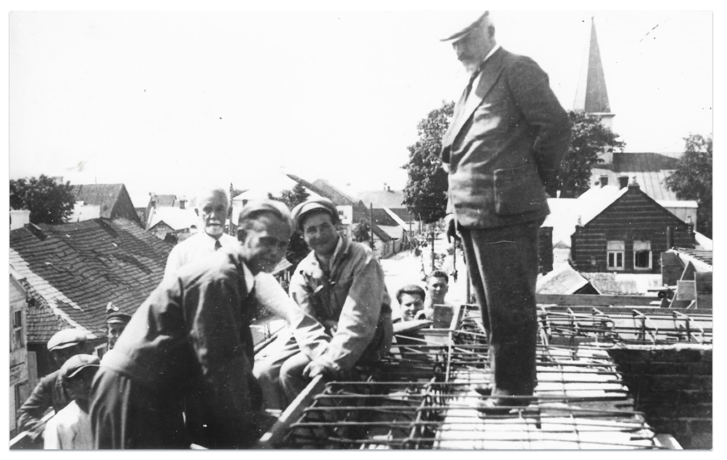 Construction of the Bank of Lithuania Raseiniai branch. 1933