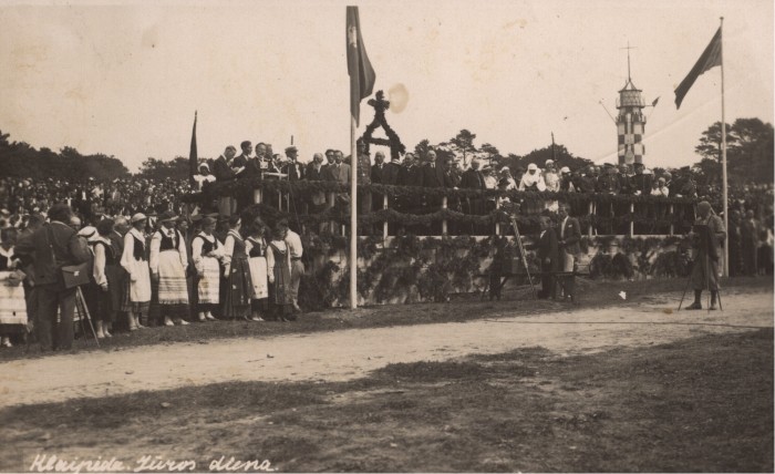 Pirmoji Jūros dienos šventė Klaipėdoje. 1934 m.
