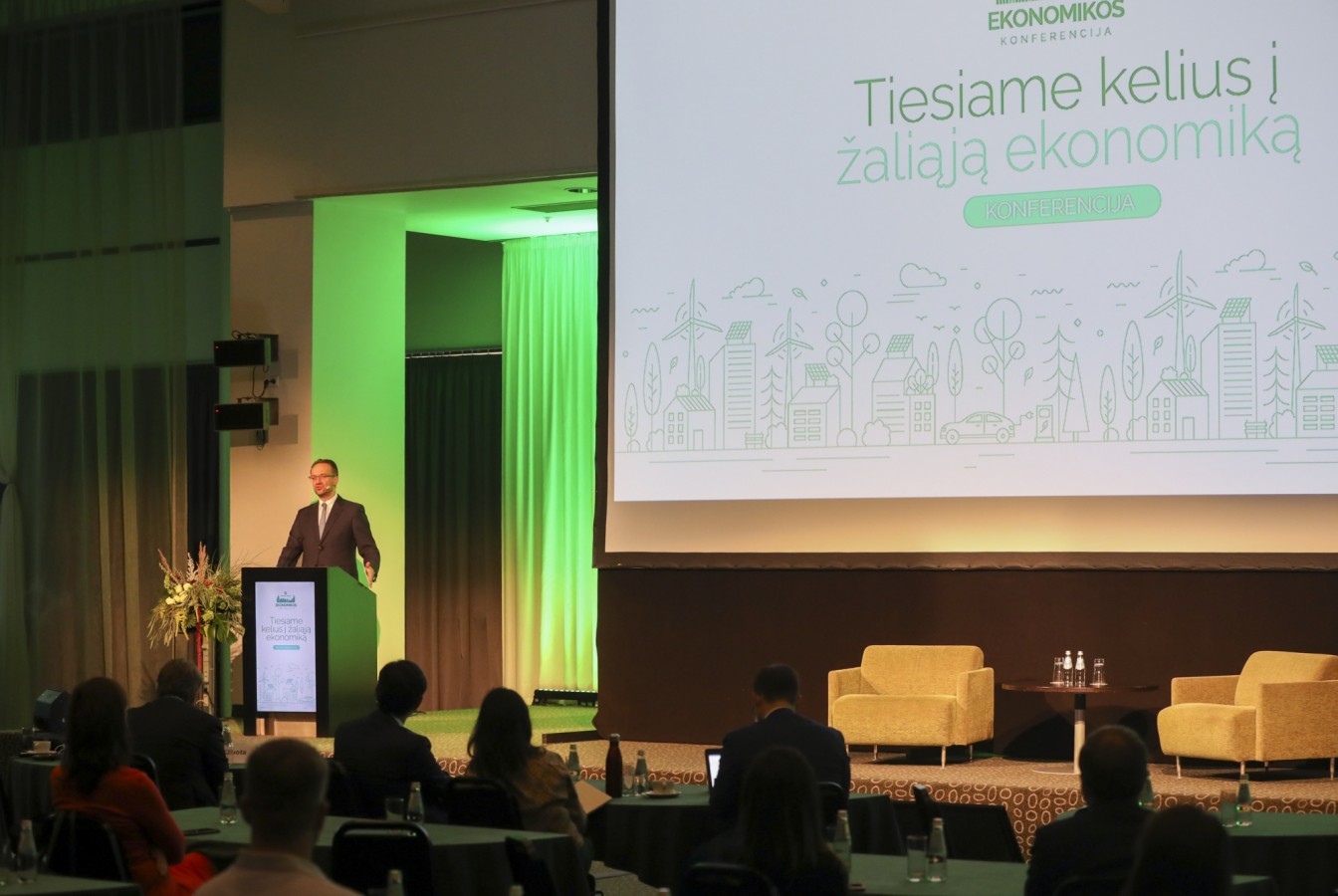 Ekonomikos konferencija „Tiesiame kelius į žaliąją ekonomiką“