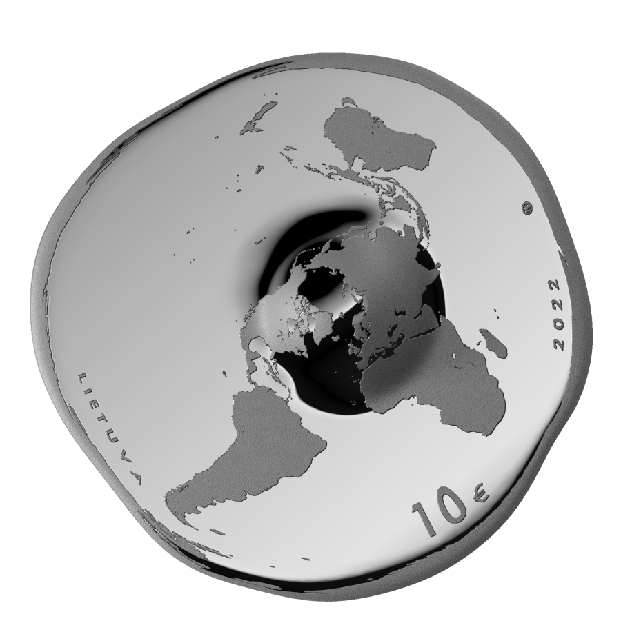 Moneta "Nėra planetos B"