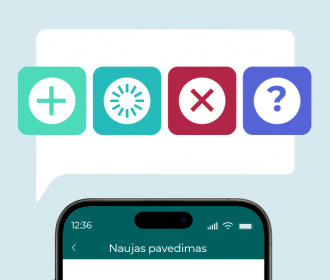 Prieš patvirtinant mokėjimą – pranešimas dėl gavėjo sąskaitos
