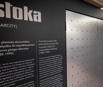 Pinigų muziejuje – nauja paroda „Stoka. Nuo planinės ekonomikos saulėlydžio iki nepriklausomos Lietuvos pinigų reformos (1985–1995)“