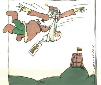 Evaldo Vėgėlės karikatūra