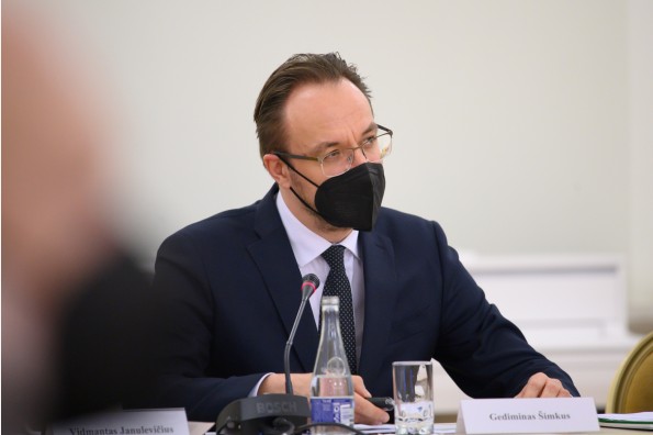 G. Šimkus dalyvavo diskusijoje dėl Lietuvos ekonomikos atsparumo