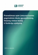 Pranešimas Lietuvos Respublikos Seimui (2025 m. balandžio mėn.)