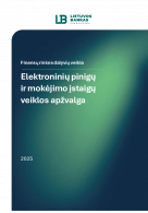 Elektroninių pinigų ir mokėjimo įstaigų veiklos apžvalga (2025 m.)