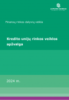 Kredito unijų rinkos veiklos apžvalga (2024 m.)