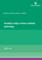 Kredito unijų rinkos veiklos apžvalga (2024 m.)